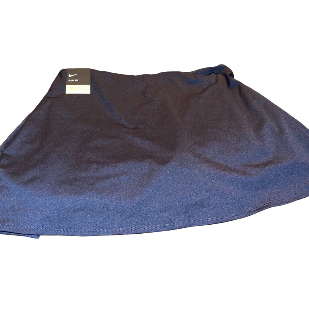 NWT Nike Court Dry Elevated Essentials Dry Fit Women’s Size L Tennis Skirt Blue - Picture 6 of 11